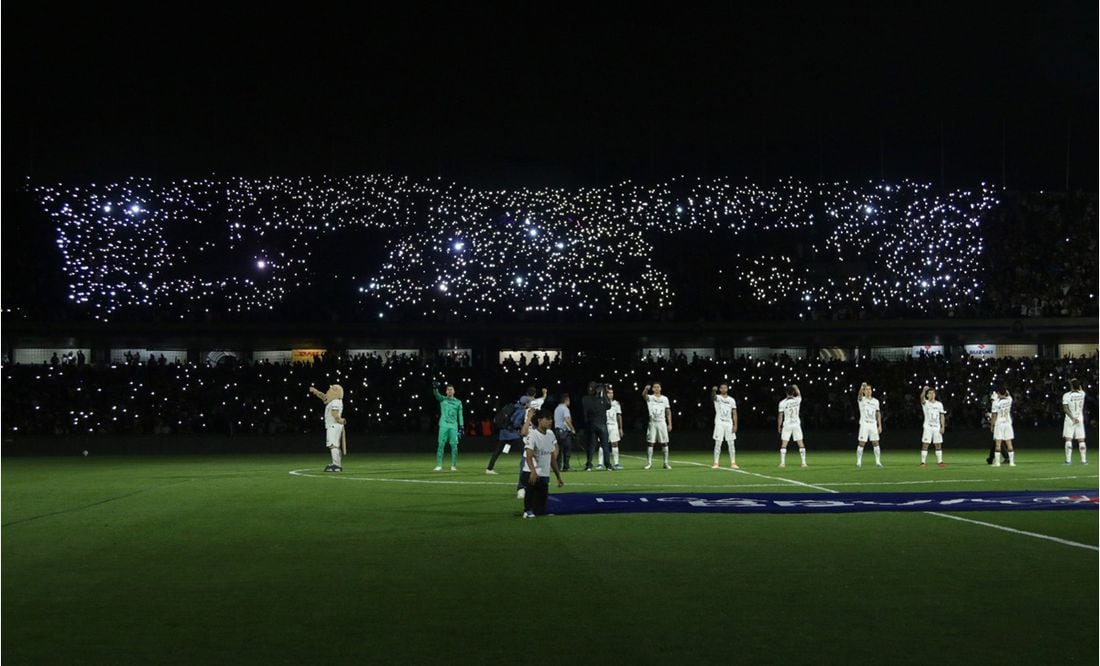 La Rebel Realiza Un Espectacular Mosaico Previo Al Partido De Pumas Vs