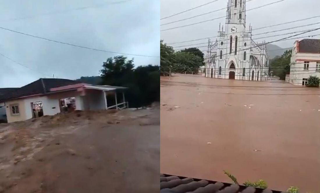 El desastre climático mantiene interrumpidas carreteras y comunicaciones en el estado Rio Grande do Sul, con casi 300 localidades afectadas. Foto: Alertas Mundiales