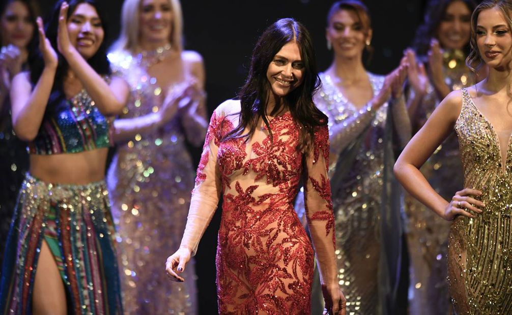 La concursante Alejandra Rodríguez compite en el certamen Miss Universo Argentina en Buenos Aires, Argentina. Foto: AP