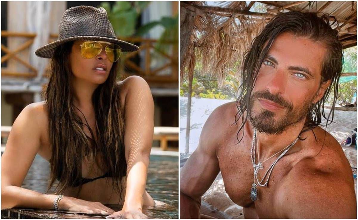 VIDEO: Galilea Montijo y su novio,el modelo Isaac Moreno se disfrutan en la  playa