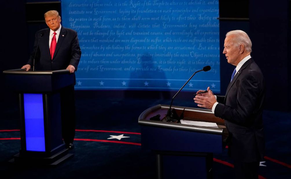 Joe Biden y Donald Trump se disputan la presidencia de Estados Unidos. Foto: AFP