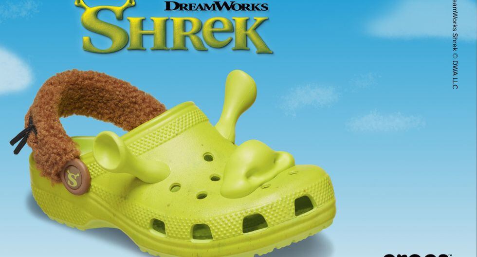 Esto no es IA, los Crocs de Shrek son reales y ya están