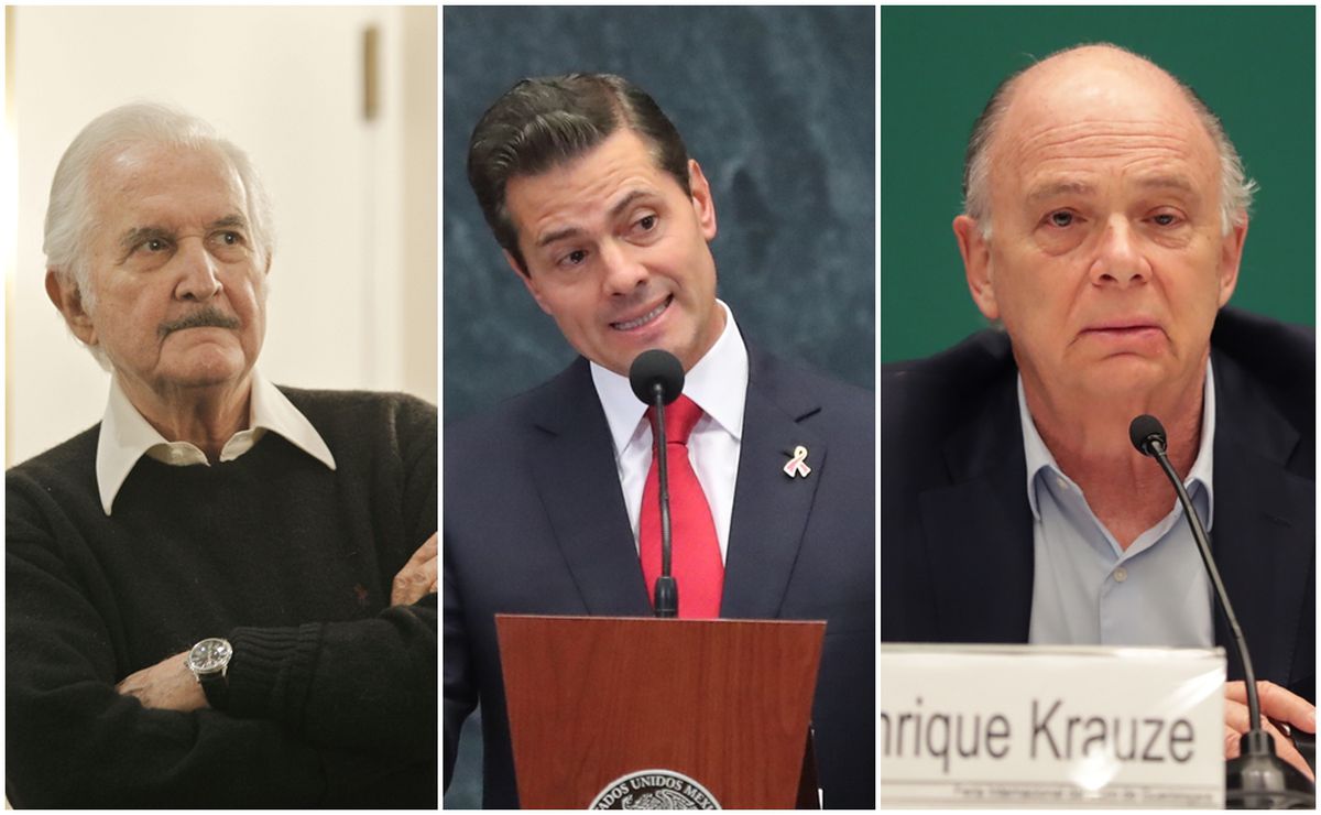 El día que Enrique Peña Nieto confundió a Enrique Krauze con Carlos Fuentes