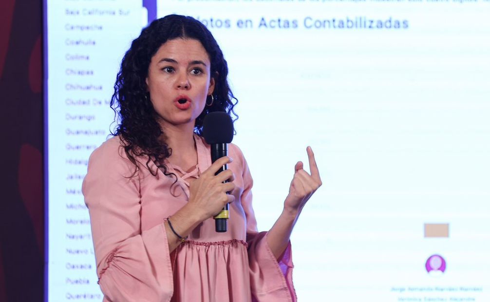 Luisa María Alcalde, secretaria de Gobernación. Foto: Diego Simón Sánchez / EL UNIVERSAL
