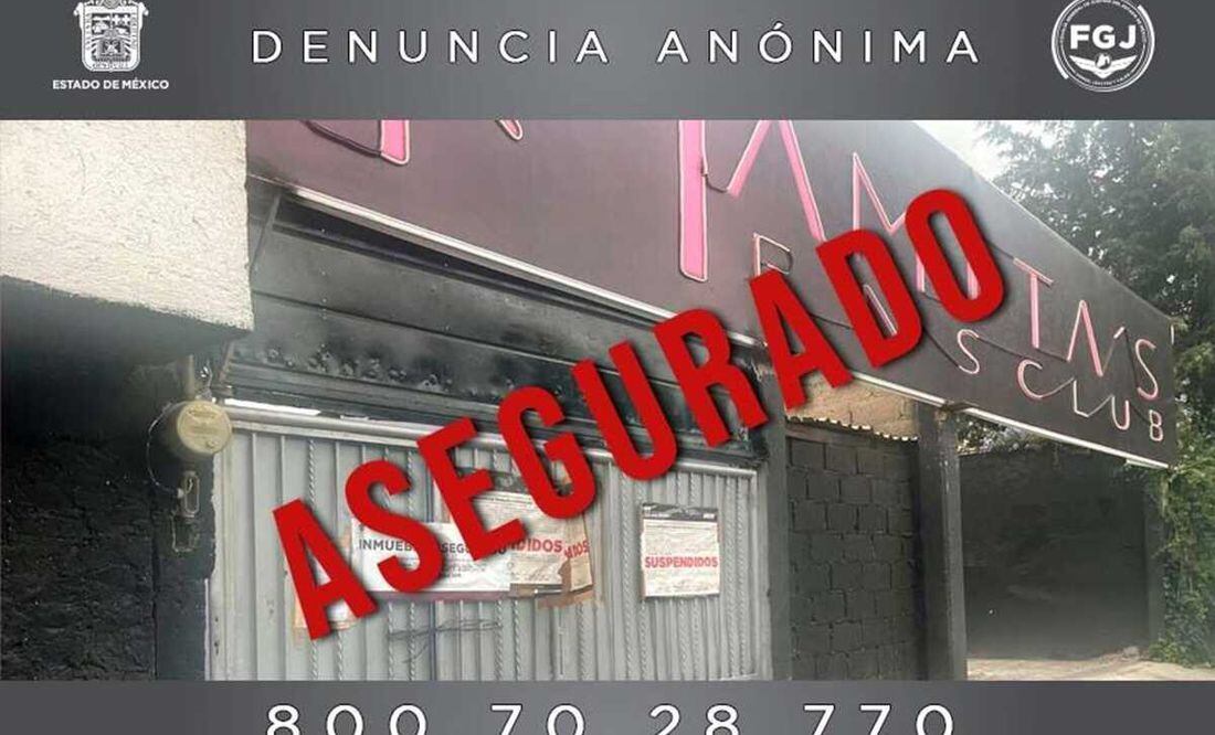 Aseguran table dance Mamitas Men's Club en San Mateo Atenco tras secuestro  de mujer que acudió a pedir trabajo