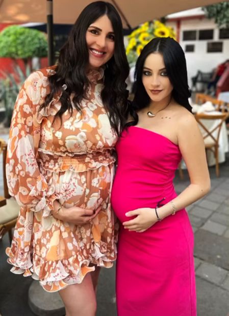 Paola Dalay y Joely Bernat embarazadas. 
<p>Foto: Instagram