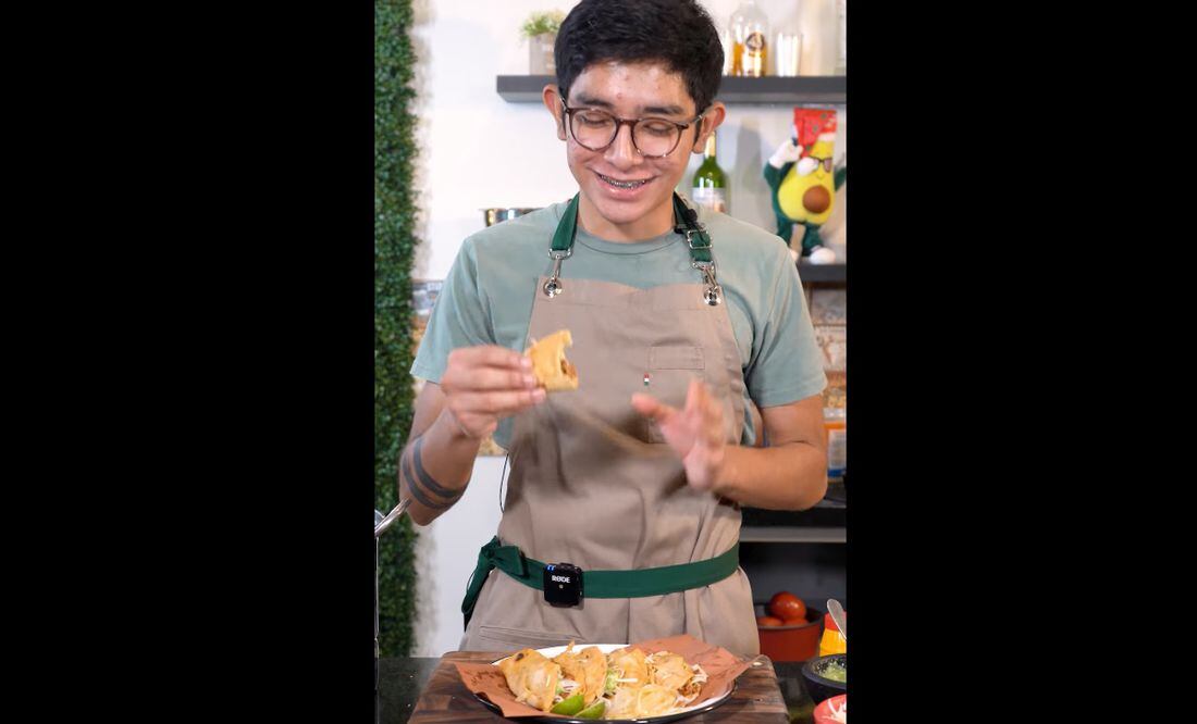 Chef en proceso rompe internet con su receta de tacos sudados de chicharrón