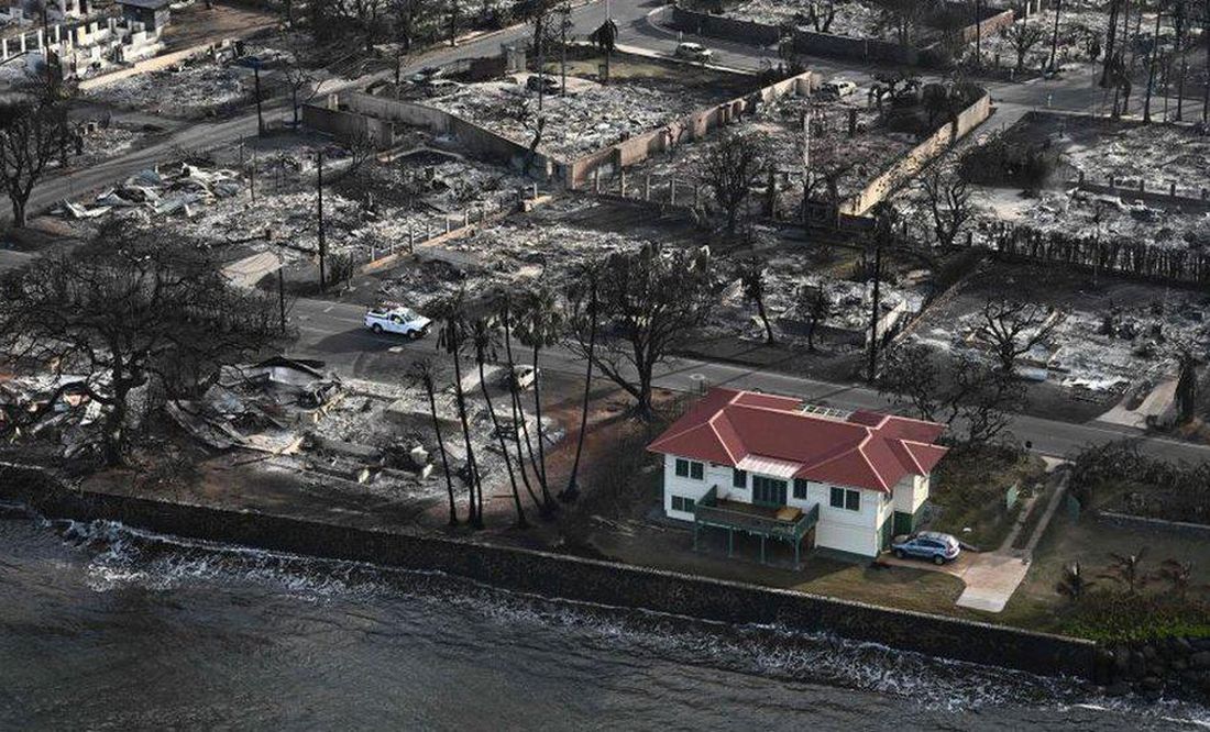 Impresionante imagen de la casa que sobrevivió a los incendios de Maui