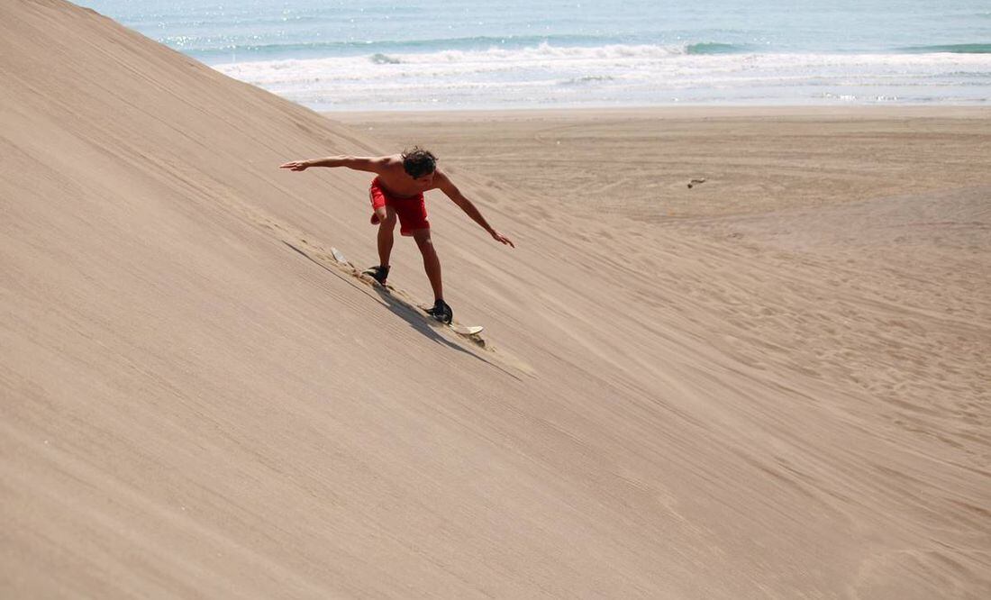 Playa Chachalacas desl zate en sus dunas gigantes