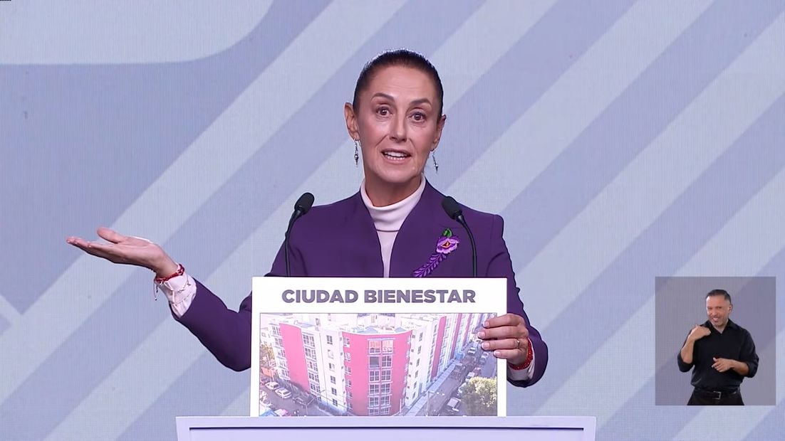 Claudia Sheinbaum promete construir la "ciudad del Bienestar". Foto: Captura de pantalla