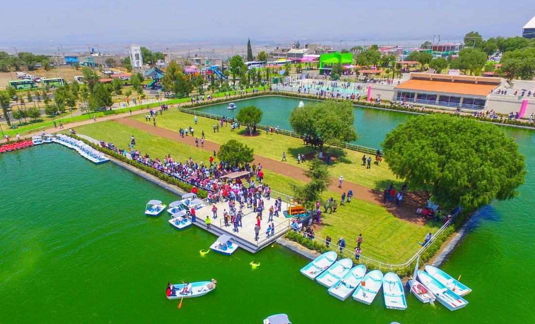 Inauguran lago artificial en Parque Ecoturístico de Chimalhuacán