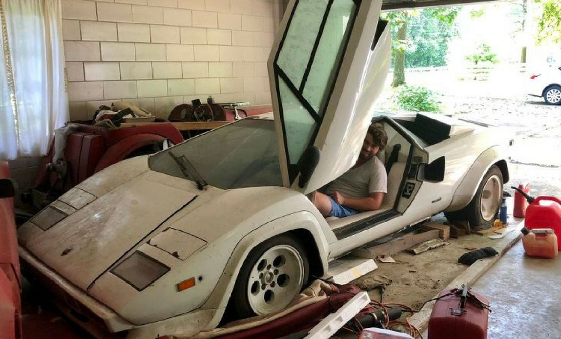 Encuentra Lamborghini viejo en garaje de su abuelo