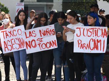 Protestan para exigir justicia por Camila, niña de 8 años hallada sin vida en Taxco, Guerrero