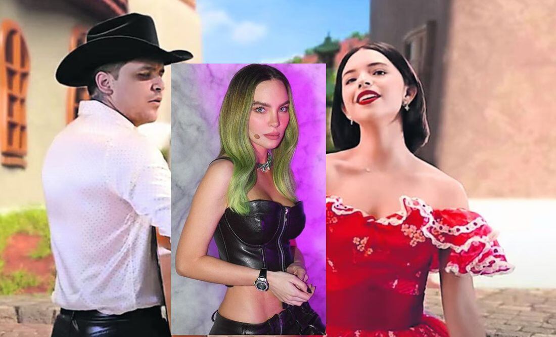 Belinda reacciona a la relación entre Christian Nodal y Ángela Aguilar, después de borrar el mensaje