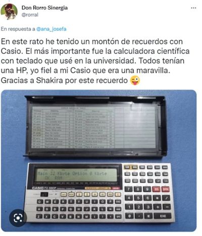 Reloj calculadora Casio CB000GB1R7S