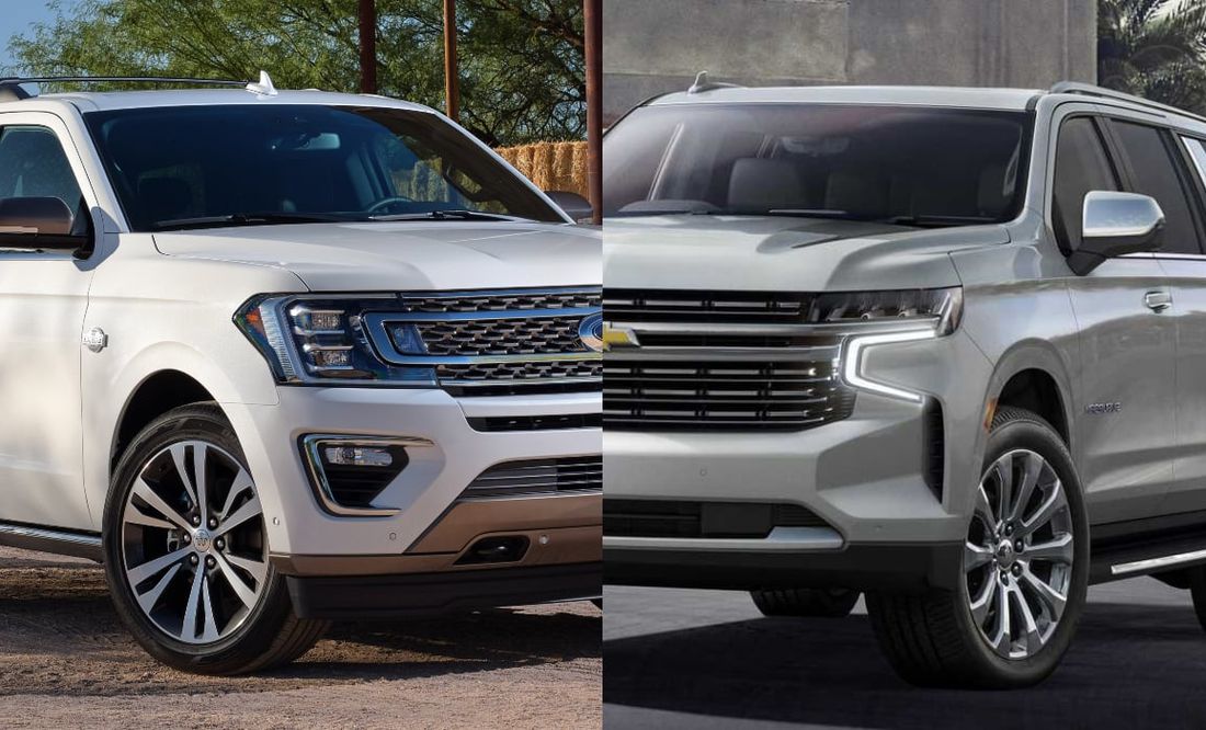 Chevrolet Suburban vs Ford Expedition, comparación de especificaciones
