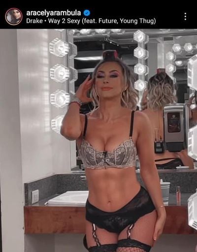 Aracely Arambula Xxx - VIDEO: Aracely ArÃ¡mbula posa en lencerÃ­a y enciende las redes sociales