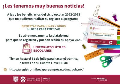 Apoyo para uniformes y útiles escolares 2023: ¿Quiénes pueden