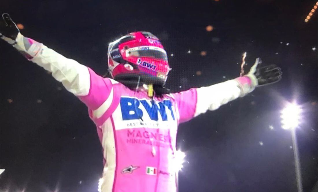 Checo Pérez Histórico triunfo gana el Gran Premio de Sakhir