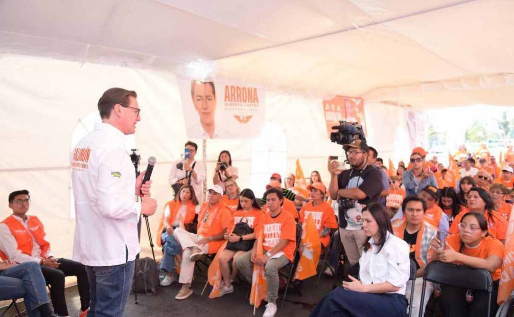 El Candidato de Movimiento Ciudadano a la Jefatura de Gobierno, 
 Salomón Chertorivski. Foto: Especial