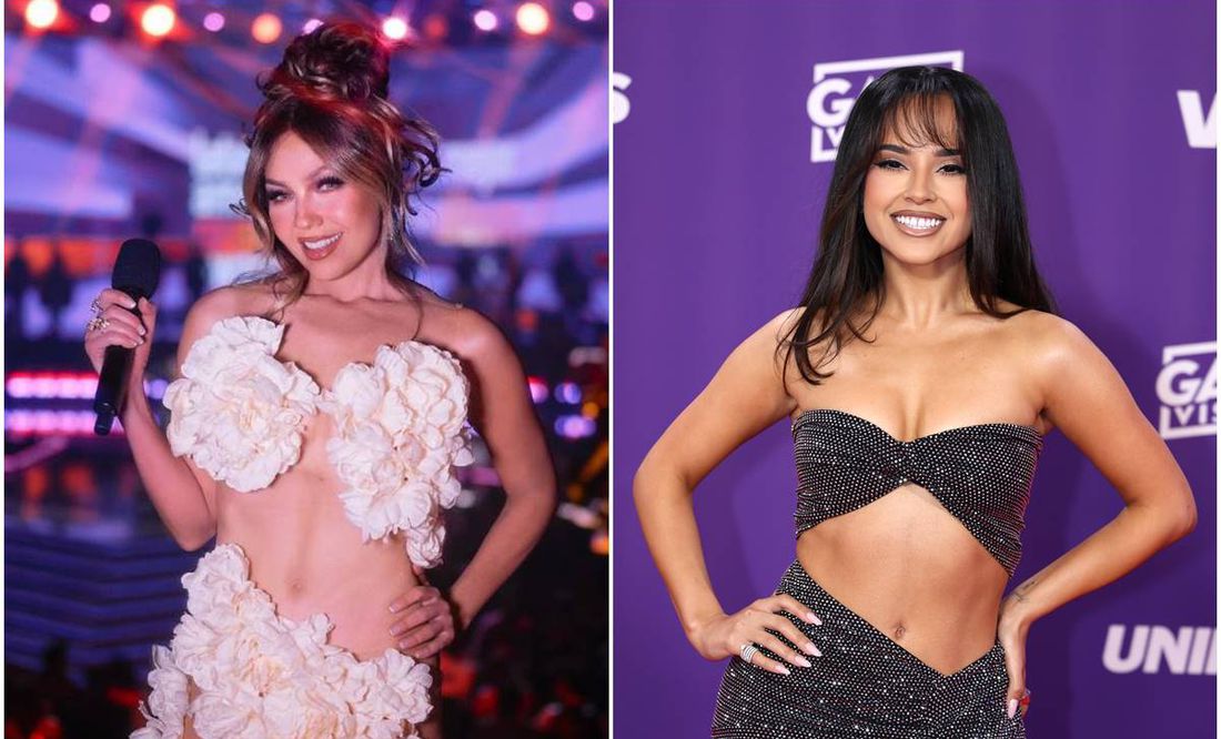 Un momento en los Latin American Music Awards entre Thalía y Becky G se viralizó en redes.