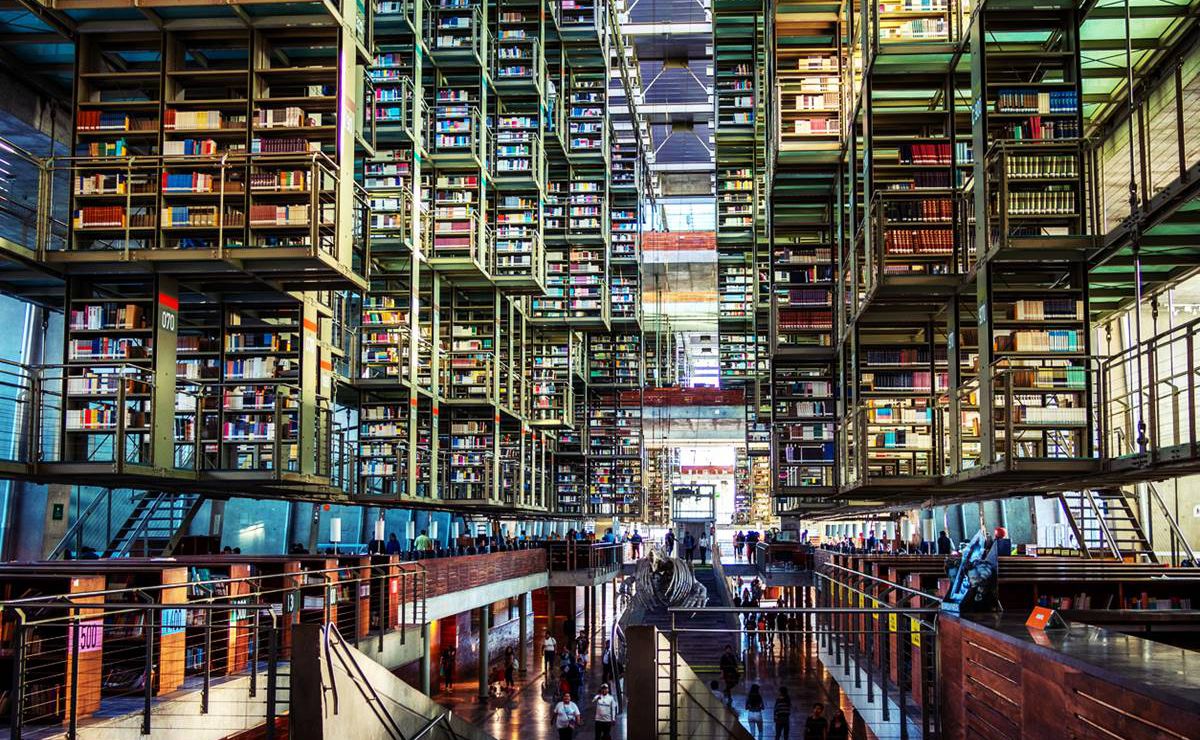 Conoce la Biblioteca Vasconcelos, la más grande de México