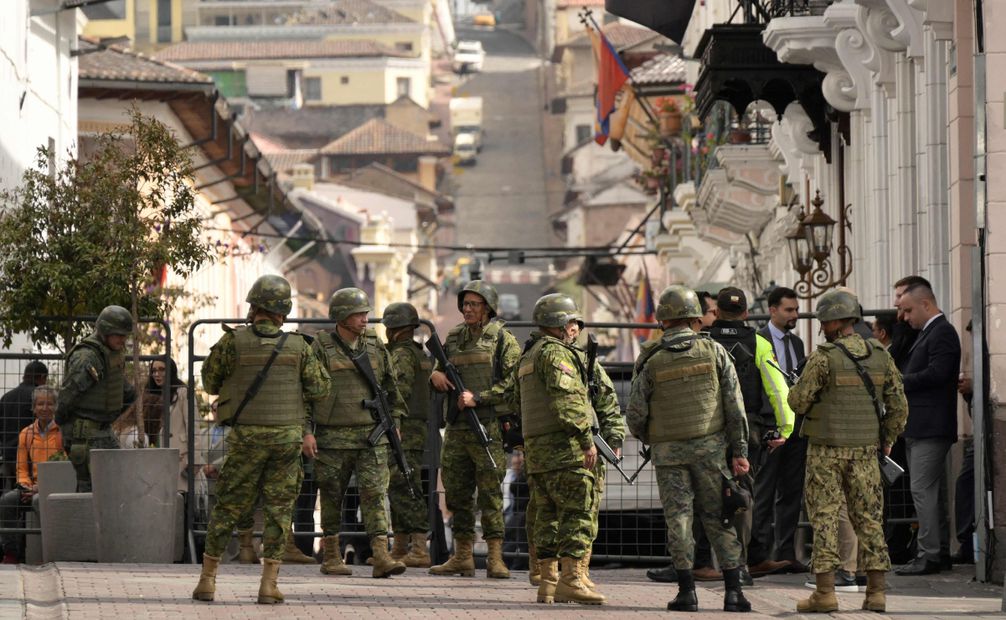 Desde la tarde del 9 de enero, Ecuador permanece bajo la declaratoria de "Conflicto Armado Interno". Foto: AFP