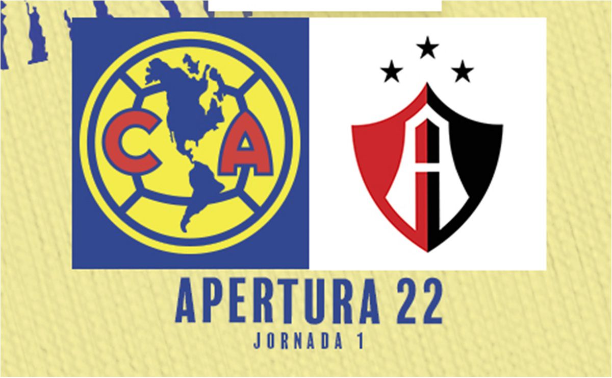 América vs Atlas: ¿Dónde y a qué hora ver el partido de la Jornada 1 del  Apertura 2022?
