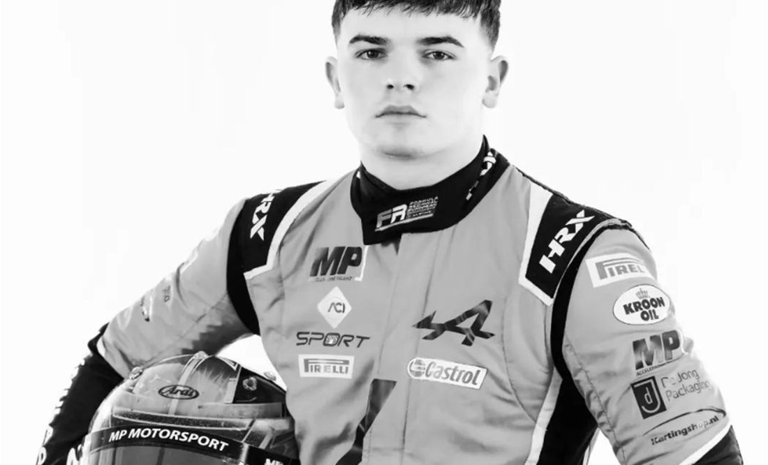 El joven piloto Dilano Van t'Hoff falleció tras sufrir un accidente en plena competencia