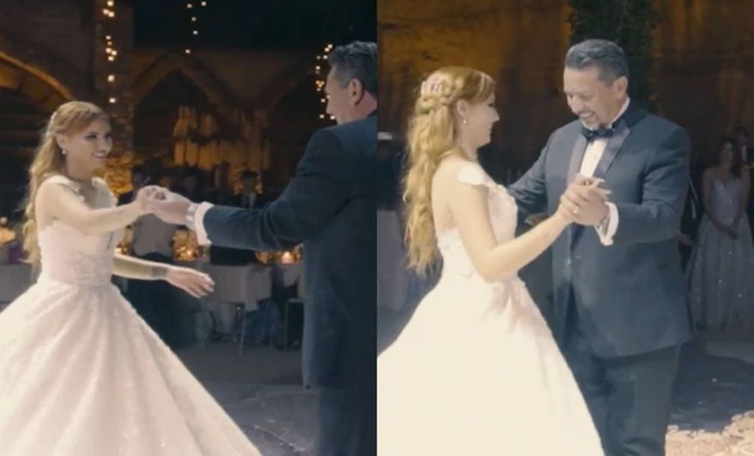 Con trends de TikTok, papá de influencer sorprende al bailar junto ella en  su boda y se vuelve viral