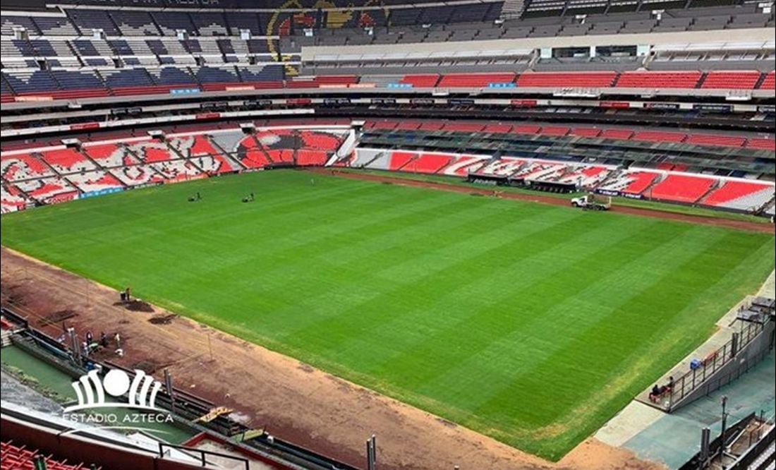 Listo el pasto del Estadio Azteca para recibir a la NFL