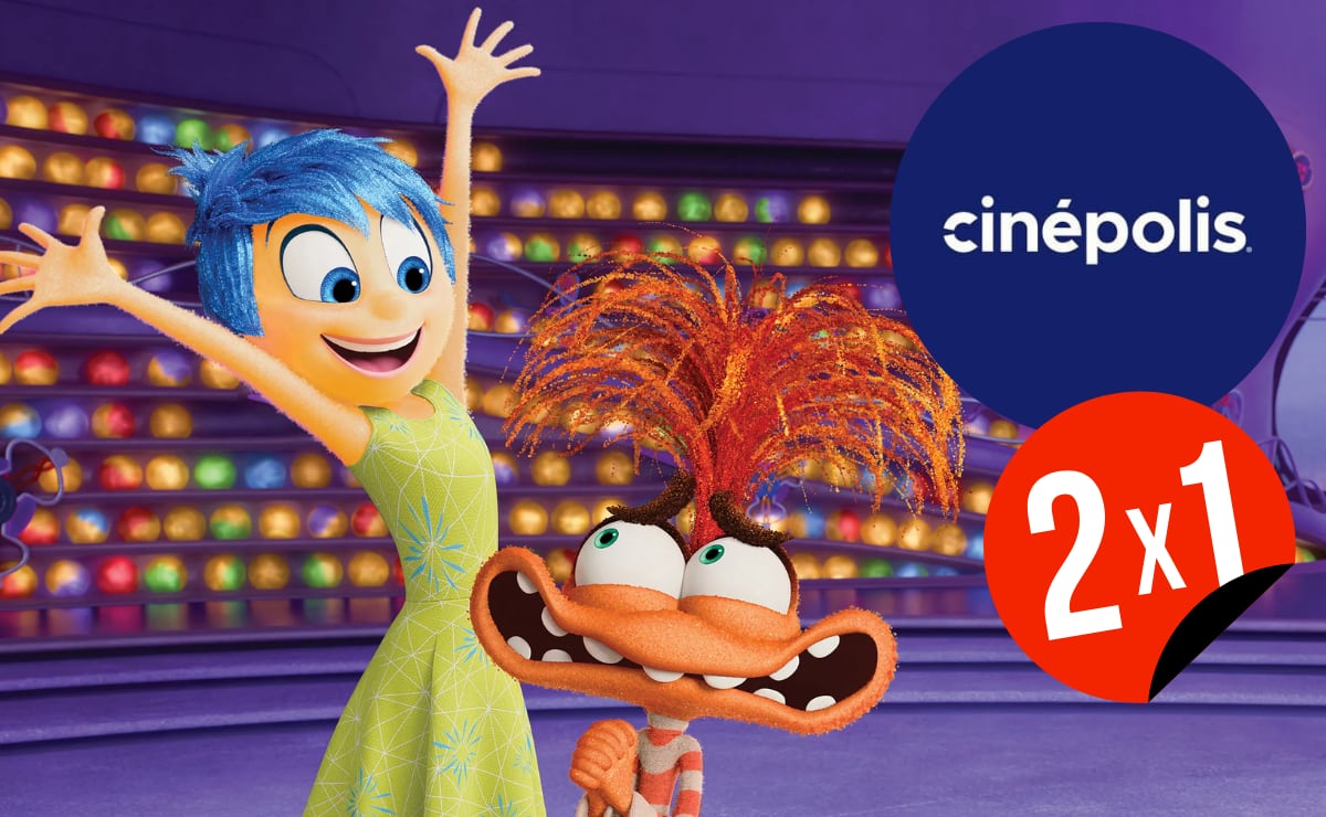 Cinépolis lanza promoción especial 2x1 por "Intensamente 2"; ¿cómo aplica?