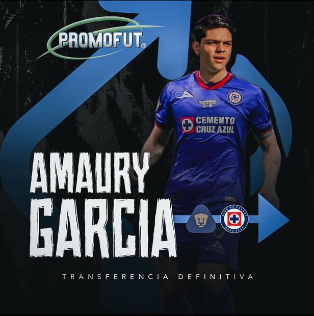Amaury García es nuevo jugador de Cruz Azul