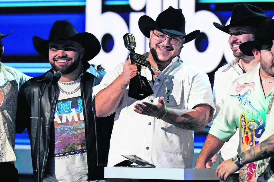 Grupo Frontera logró Artista del Año, Dúo o Grupo. Foto: AP y AFP