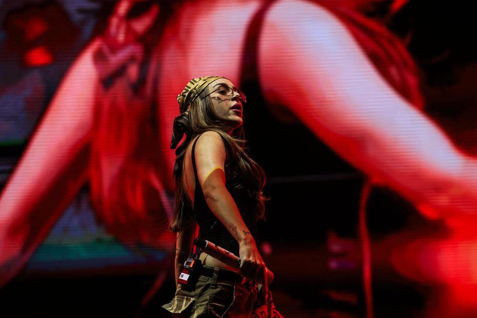 La cantante argentina Nicki Nicole en el Tecate Emblema FOTOS Gabriel Pano El Universal