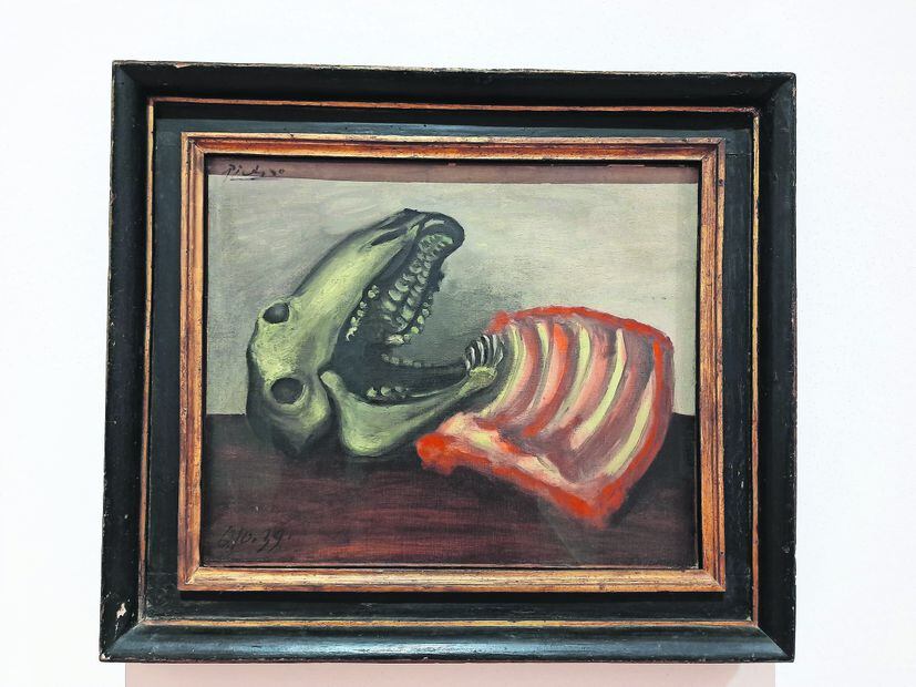 Agnus Dei, una de las 12 obras de Picasso que se exhiben en Monterrey. Foto: Frida Juárez / El Universal
