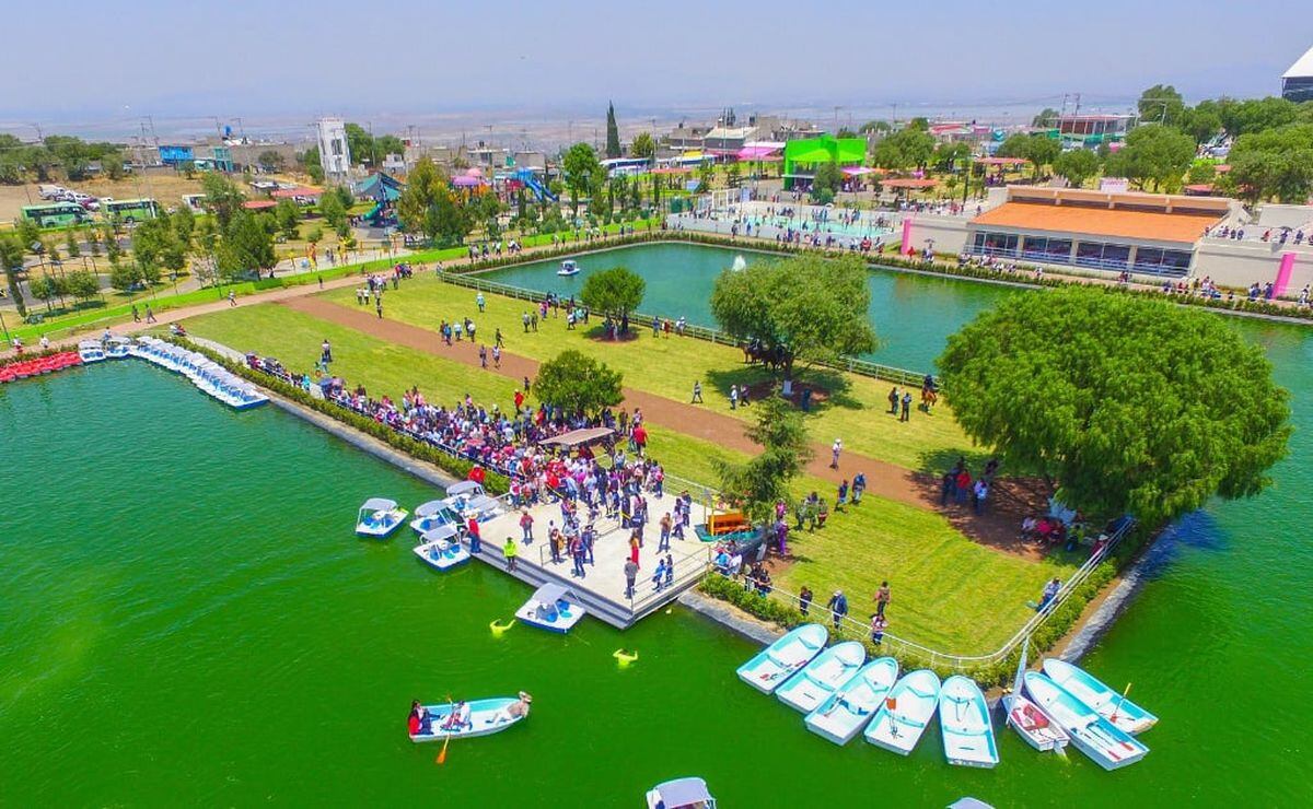 Inauguran lago artificial en Parque Ecoturístico de Chimalhuacán