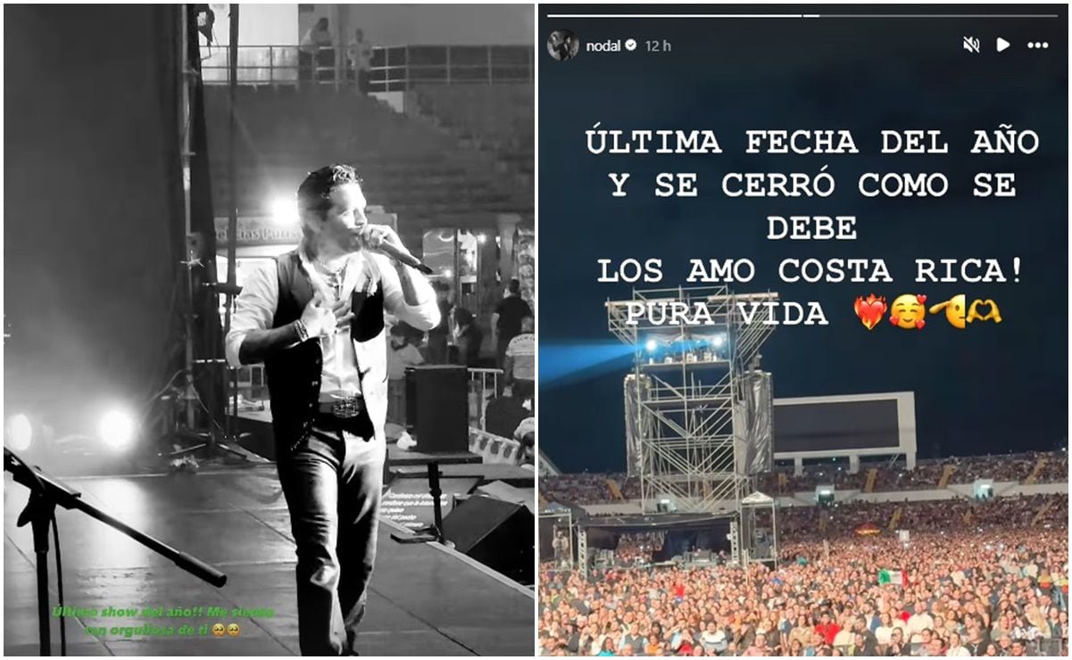 Christian Nodal no canta con Ángela Aguilar en el cierre de su gira y ella  reacciona