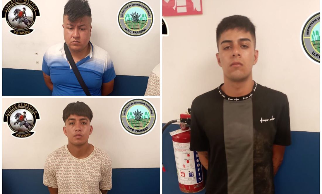 Tras persecución, atrapan a tres ladrones de automovilistas en Casas Alemán  en la GAM