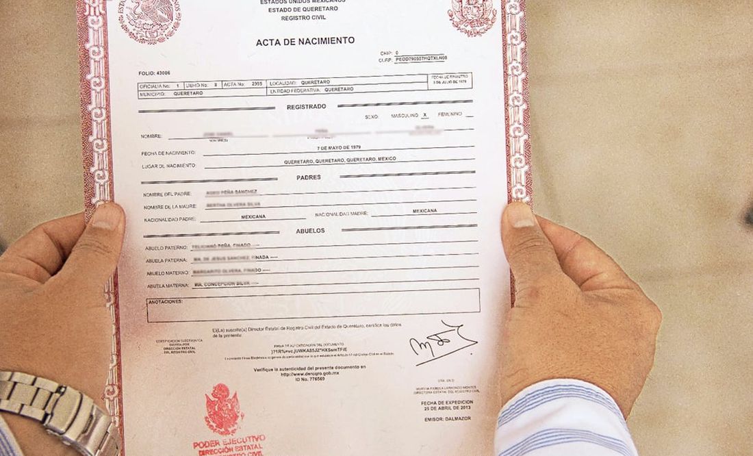 More than 1 million people in Mexico without a birth certificate