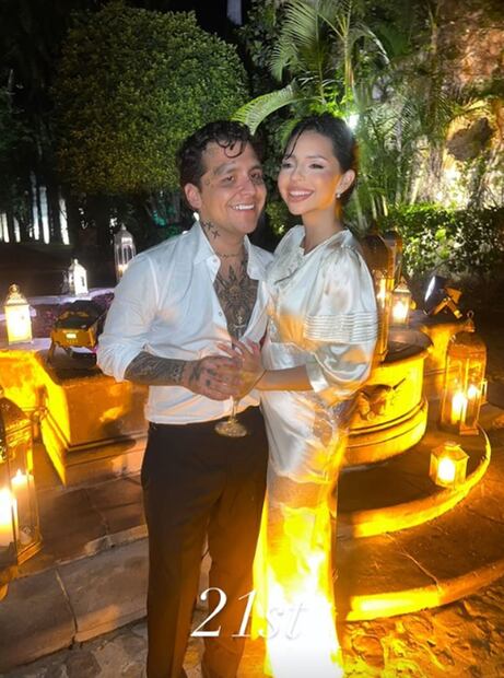 Christian Nodal y Ángela Aguilar se casaron el 4 de julio del 2024.
<p>Foto: Instagram