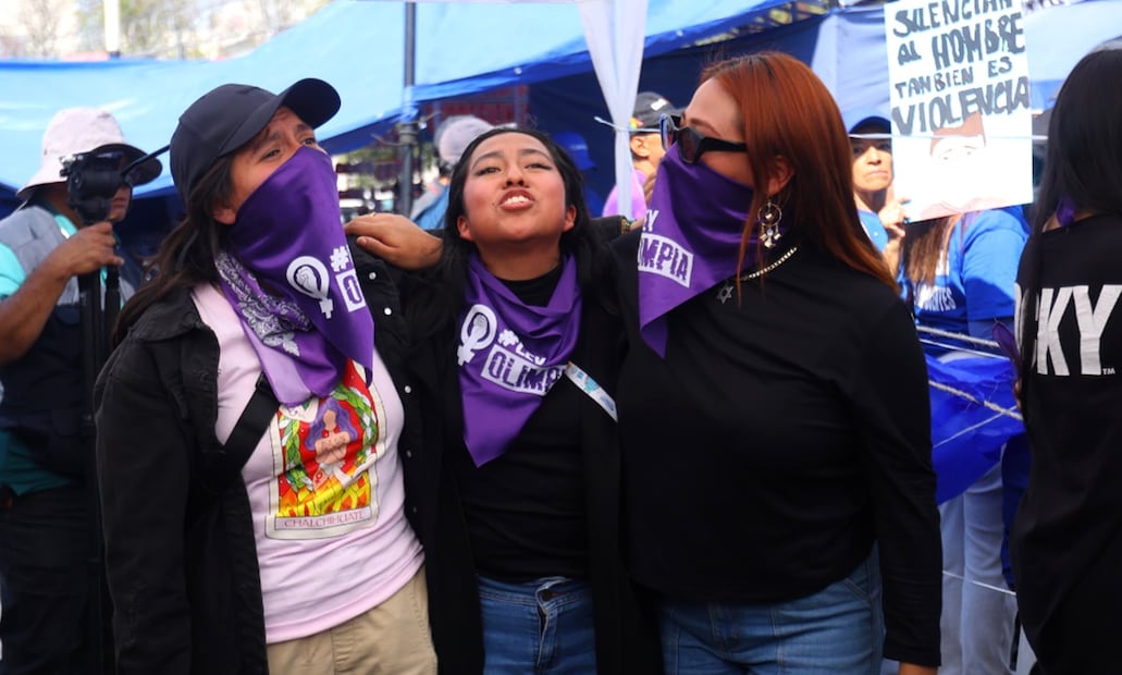 Recalcaron las estudiantes del Instituto Politécnico Nacional que denunciaron por la Ley Olimpia y se están enfrentando un proceso jurídico único en su tipo. Foto: Fernanda Rojas/EL UNIVERSAL