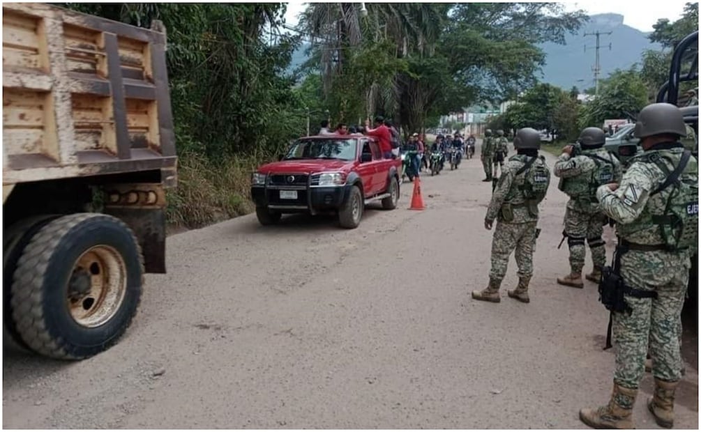 El municipio de La Concordia, ha sido golpeado por la violencia del Cártel de Sinaloa y Cártel Jalisco Nueva Generación-Cártel Chiapas Guatemala (23/11/2024). Foto: Especial