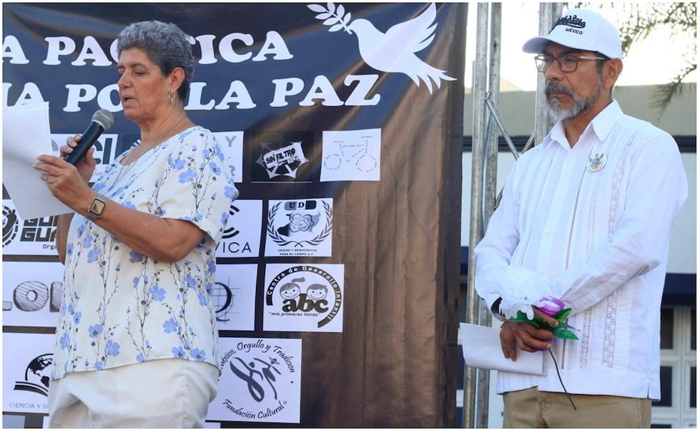 Académicos y activistas de Querétaro también rompieron el silencio por la masacre en “Los Cantaritos” (16/11/2024). Foto: Demian Chávez / EL UNIVERSAL