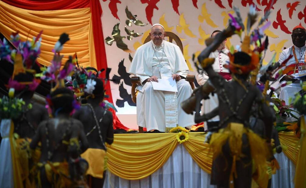 El papa Francisco llegó este viernes a Papúa Nueva Guinea, país en el que casi la totalidad de sus 9 millones de habitantes son cristianos. Foto: EFE