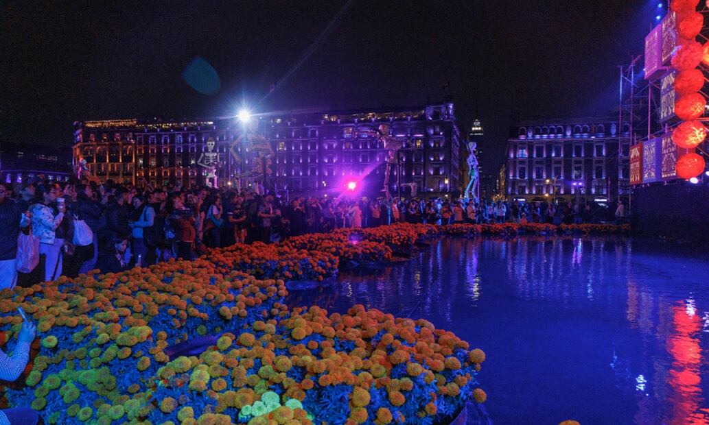 Mega Ofrenda del Zócalo de la CDMX. Foto: Yaretzy M. Osnaya / EL UNIVERSAL