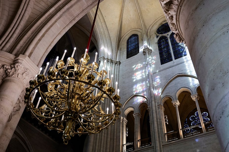 Una vista de la catedral de Notre-Dame de París. Foto: AP