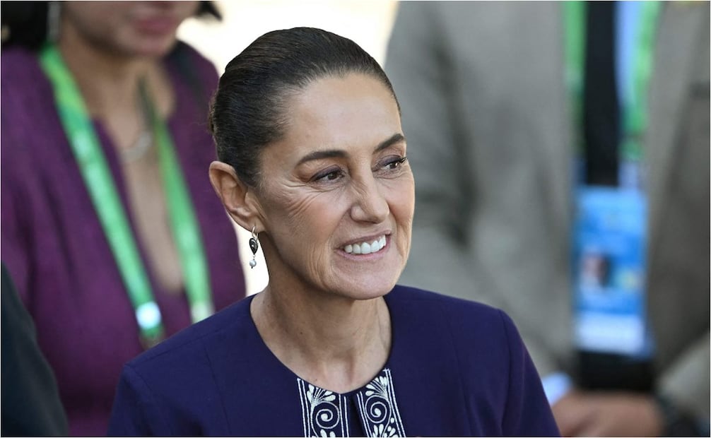 Claudia Sheinbaum, presidenta de México, en el G20. Foto: AFP