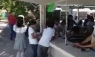 Autoridades reprueban dramatización de balacera en primaria de Guaymas,  Sonora