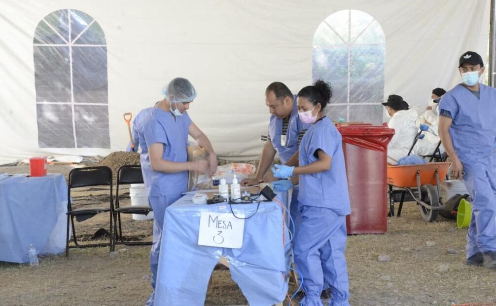 También fueron recuperados 176 fragmentos óseos. Foto: Especial